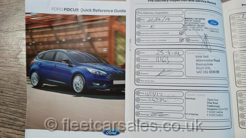 ford focus titanium service history 2018