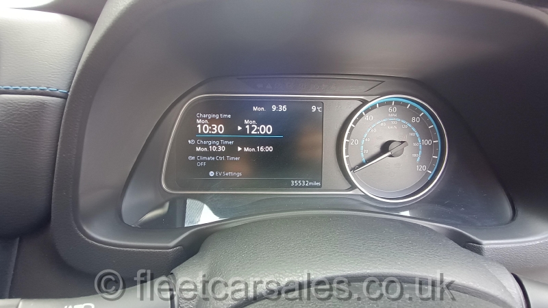 nissan leaf 2019 battery timer