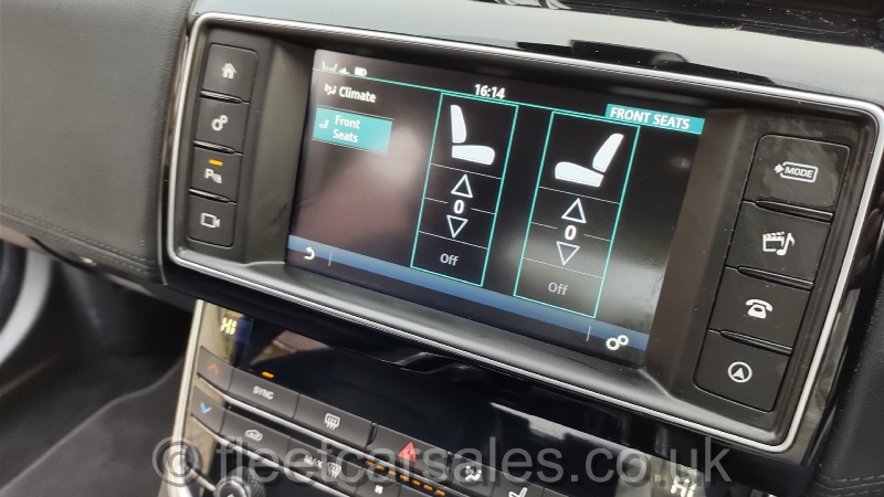jaguar xe portfolio heated seats