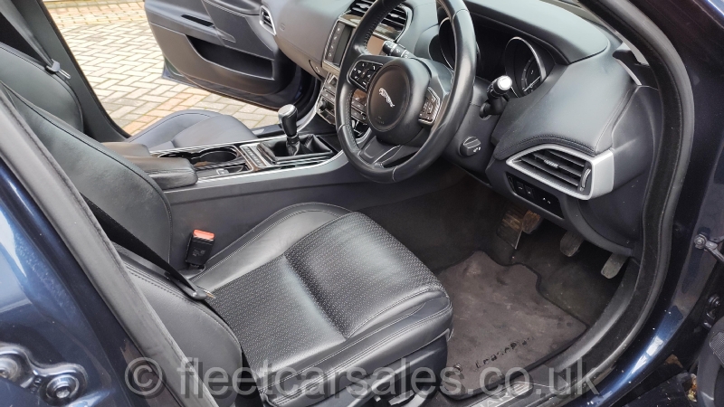 jaguar xe portfolio leather trim
