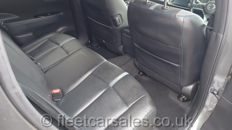 leaf tekna leather seat rear