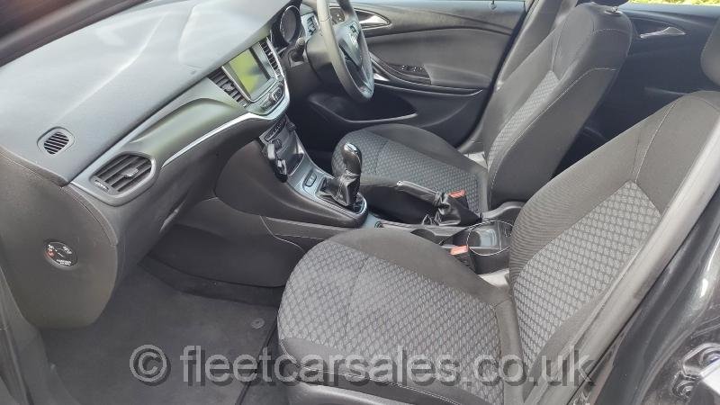 vauxhall astra design front seats
