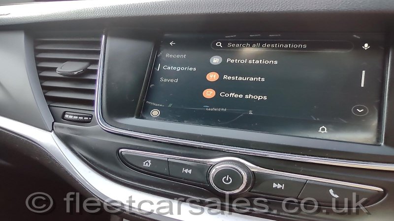 vauxhall astra design front seats