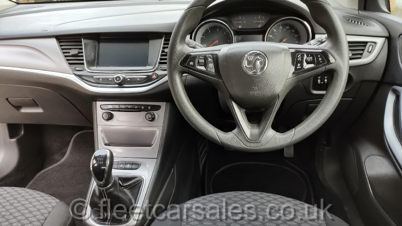 vauxhall astra k drivers interior
