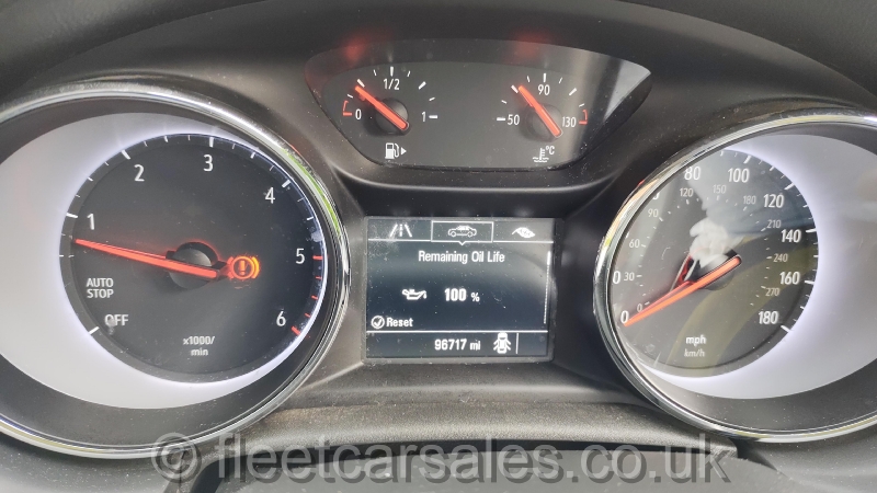 vauxhall astra k mileage