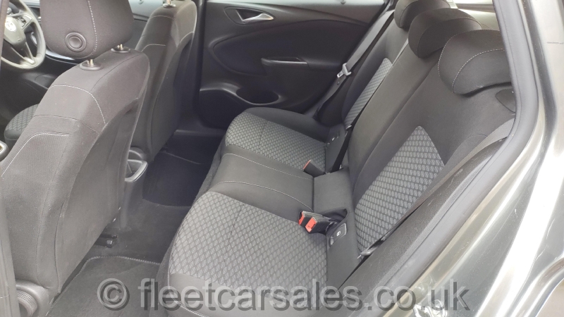 vauxhall astra k rear seats