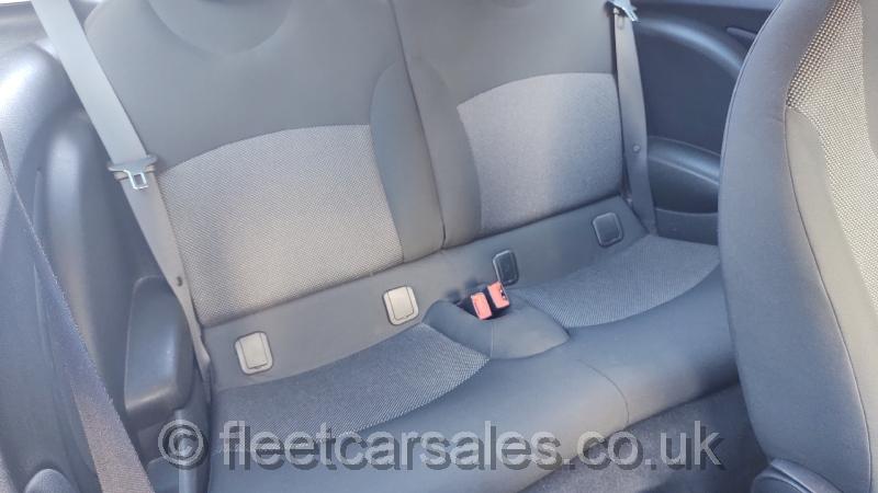 mini one rear seats
