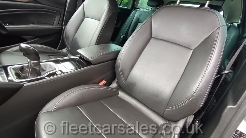 insignia elite leather front seats