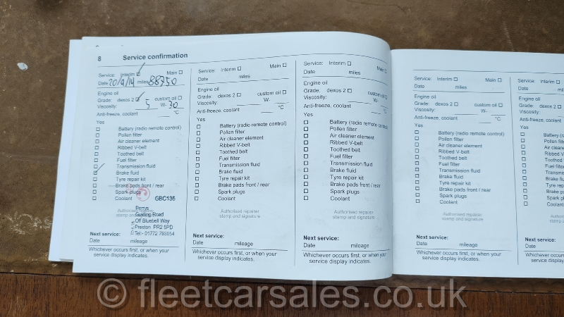 vauxhall astra annual inspection