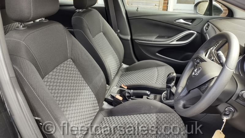 vauxhall astra drivers seat