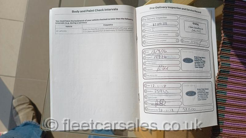 ford focus zetec service book