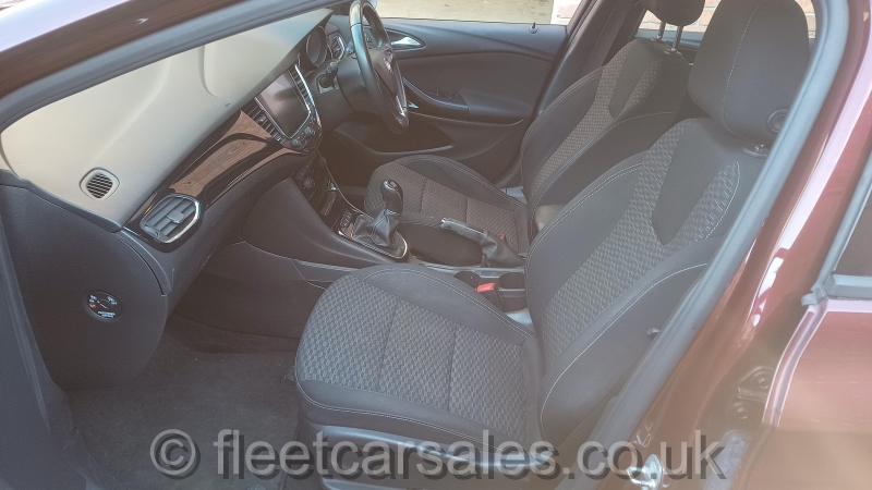 astra sri cdti front seats