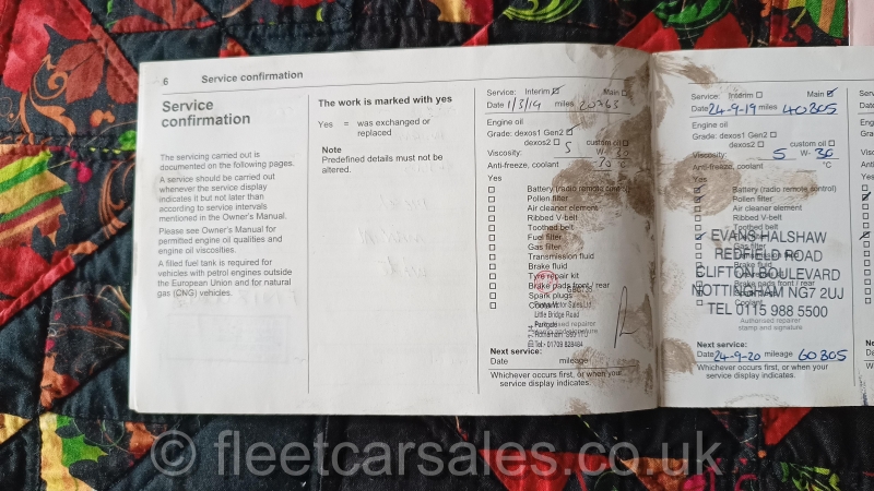 stockport fleet service book