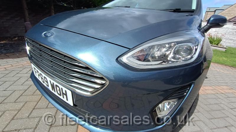 ford fiesta titanium 1.0 chrome blue