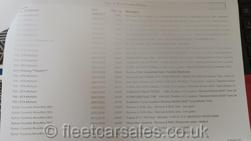 mini cooper service document