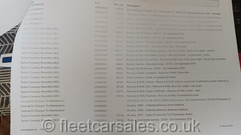 mini cooper service documents 2018