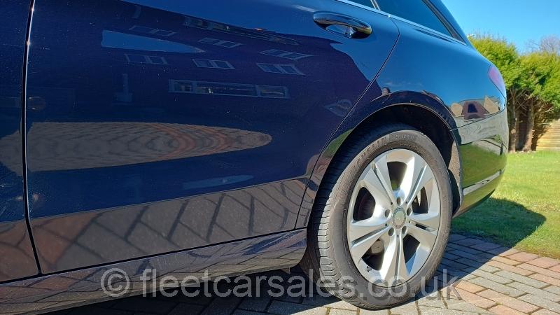 mercedes c200d se estate 2016 blue nrs