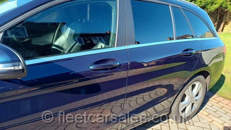 mercedes c200d se estate privacy glass