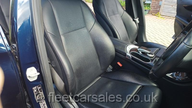 mercedes c200d se estate 2016 leather drivers seat