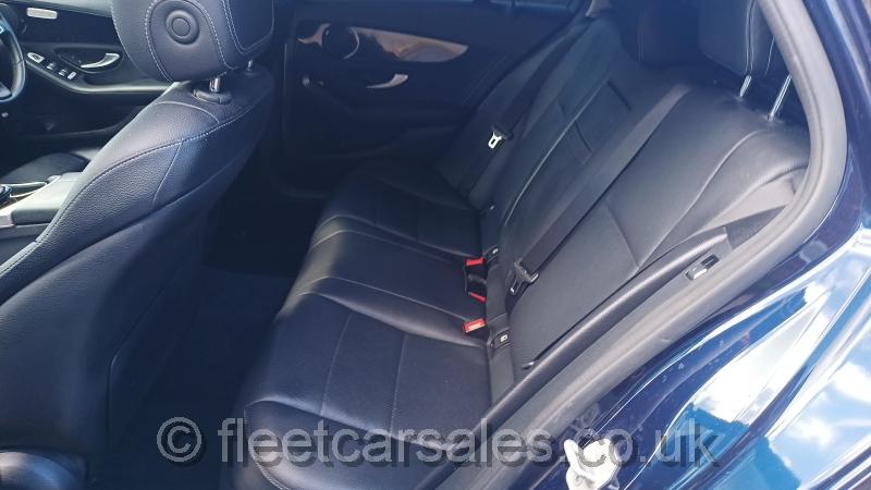 mercedes c220 d leather rear seats