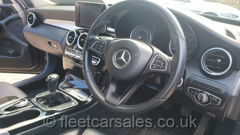 mercedes c220 d estate se leather steering wheel