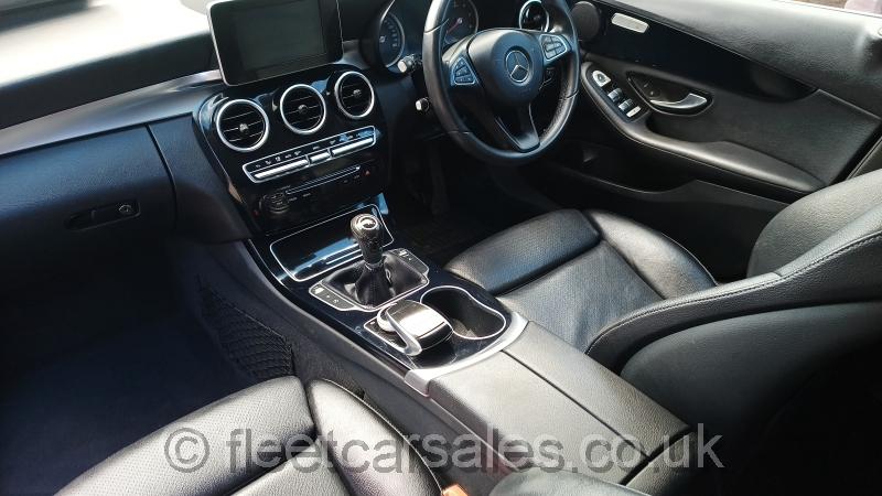 mercedes c220 d estate se leather trim