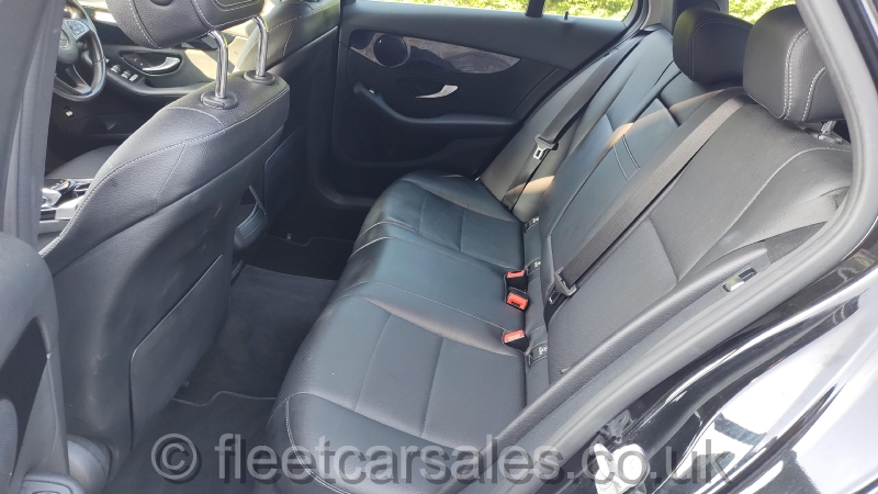 mercedes benz c 200d rear leather seats