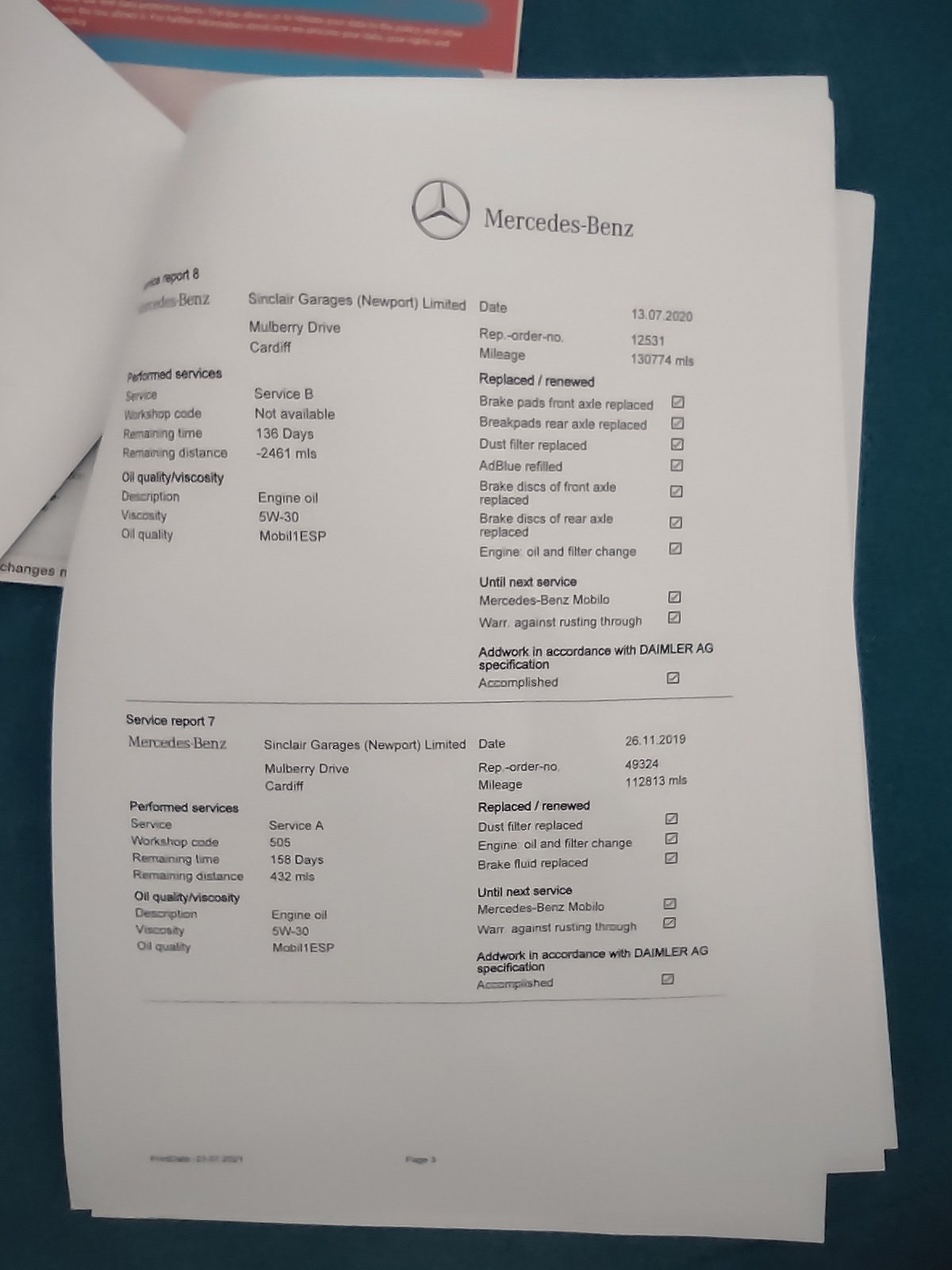 UCS Stockport service record 6