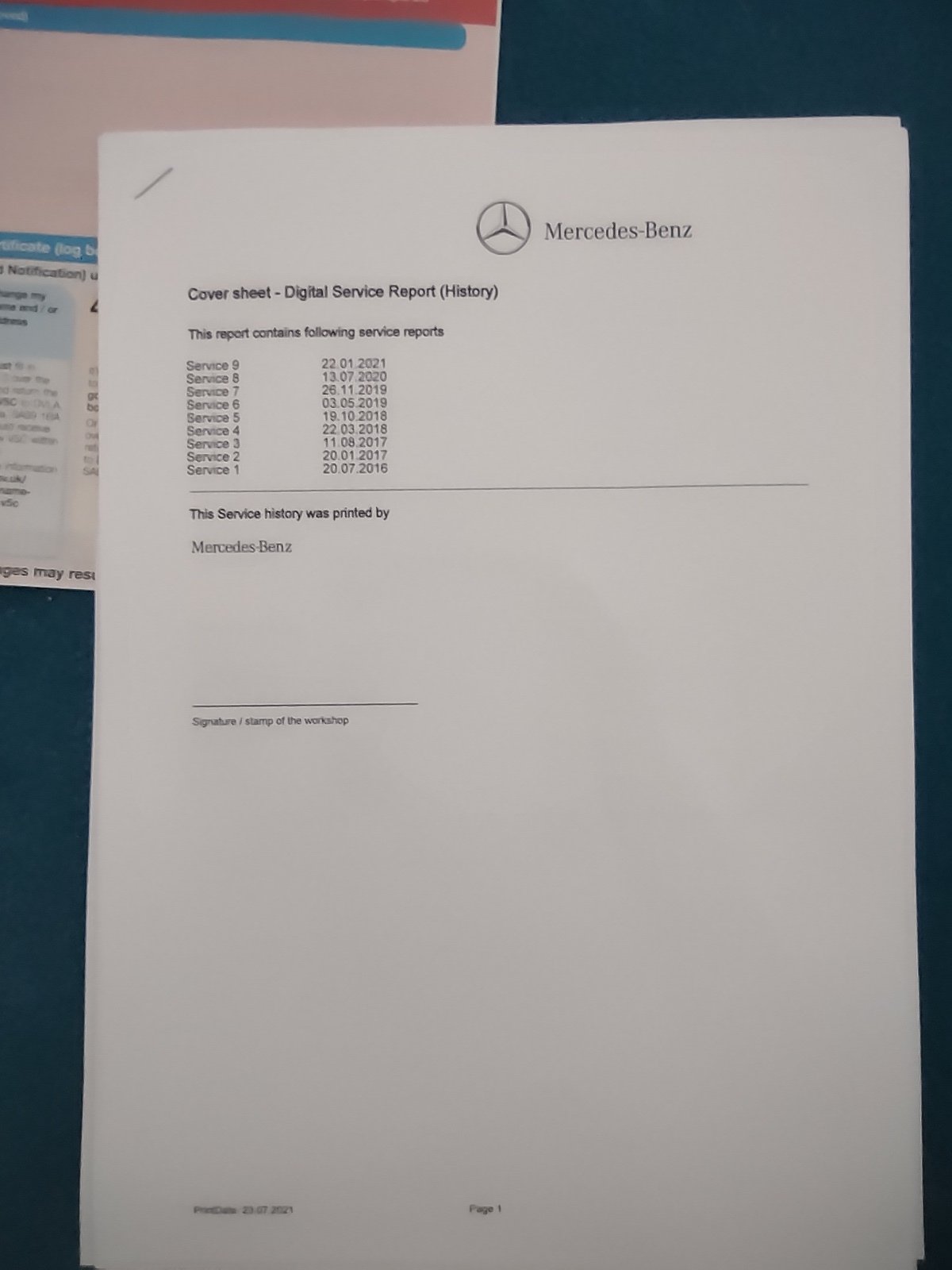 UCS Stockport service record 7