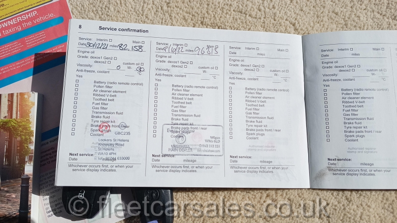 UCS Stockport vauxhall service history