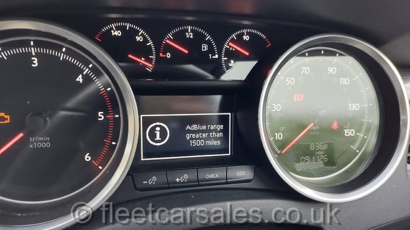 peugeot 508 hdi ad blue top up