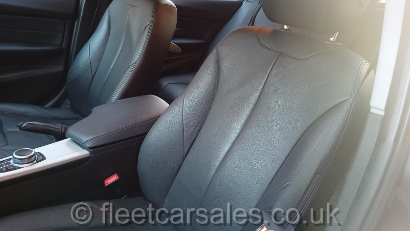 bmw 320d leather trim black