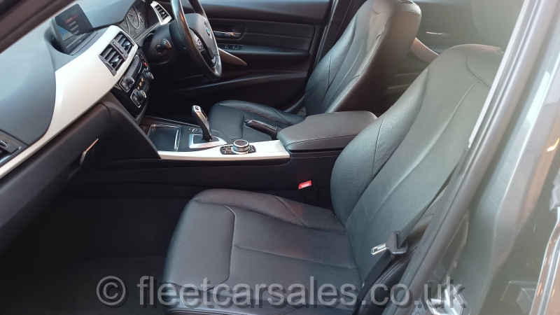 bmw 320d leather trim front seats