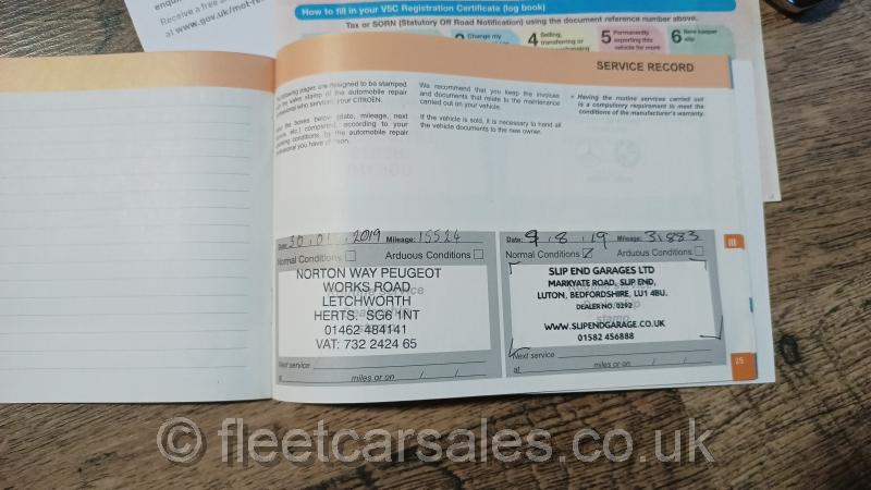 citroen c3 service records