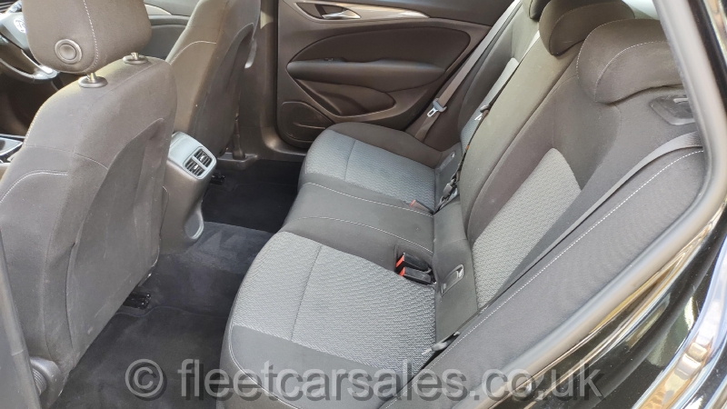 vauxhall insignia new shape estate interior raer seating