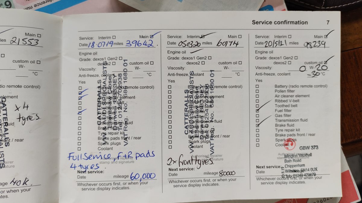 vauxhall insignia new shape estate service