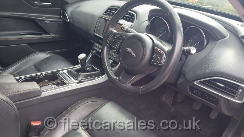 jaguar xe prestige black leather