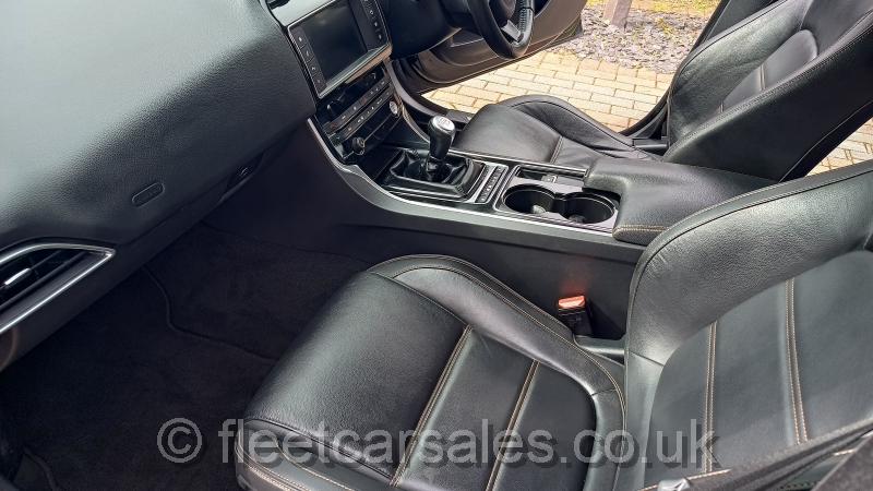 jaguar xe prestige black leather