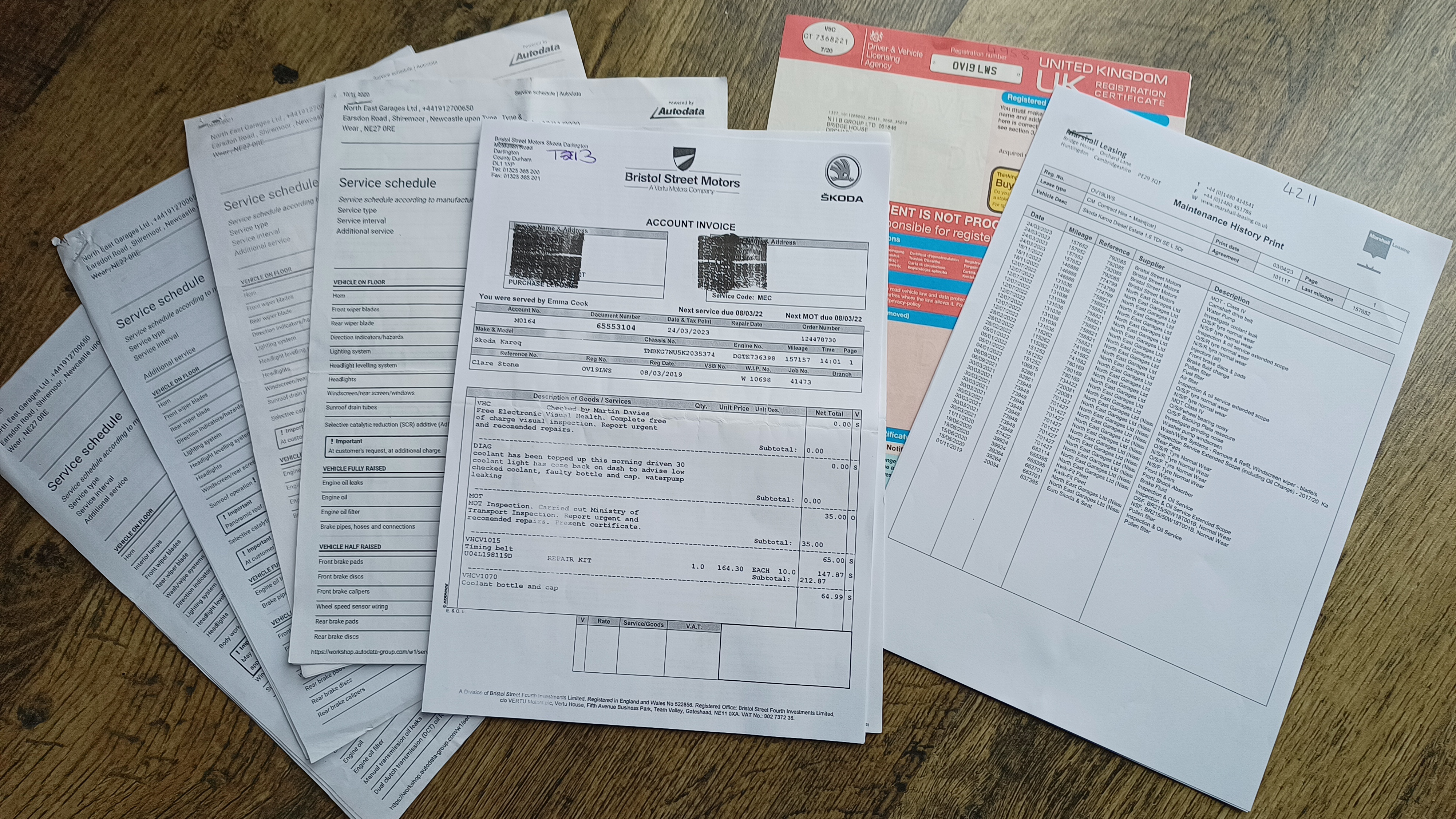 karoq service records