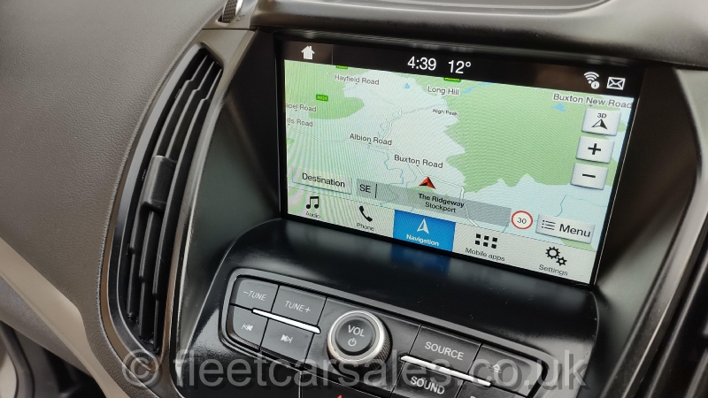 ford kuga new shape navigation