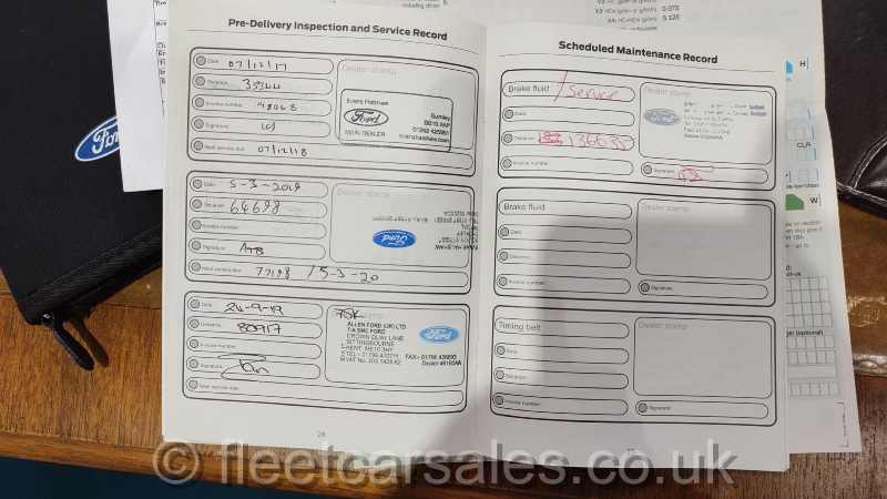 ford kuga new shape service history