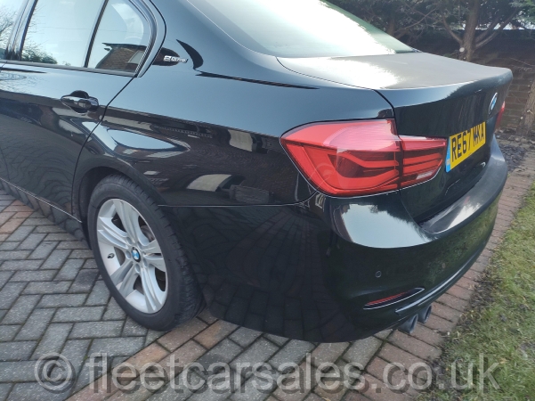 bmw 330e sport nearside rear