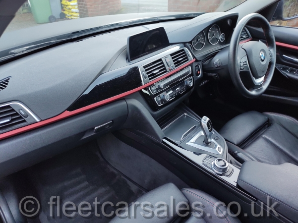 bmw 330e sport black leather trim