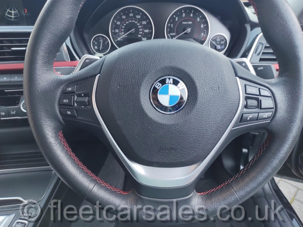 bmw 330e sport leather steering wheel