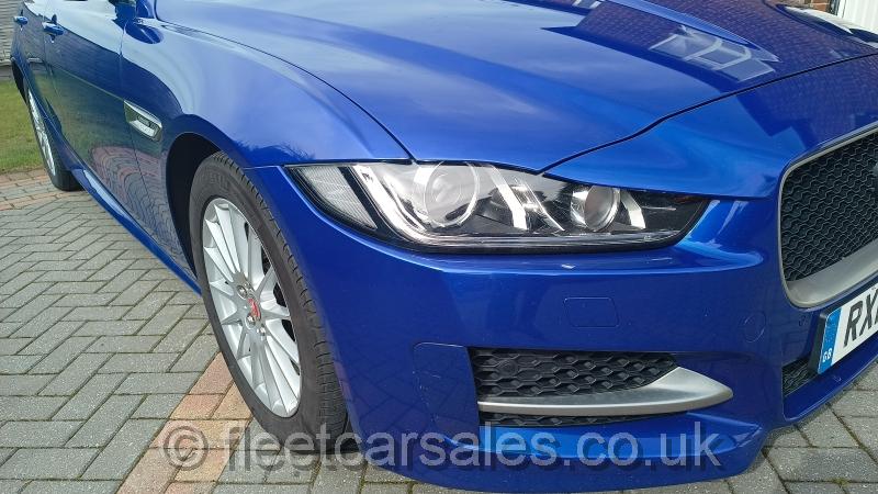 Jaguar XE R Sport 2.0 D caesium blue metallic drl
