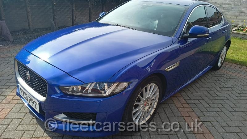 Jaguar XE R Sport 2.0 D caesium blue metallic