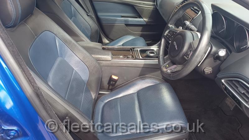 Jaguar XE R Sport 2.0 D drivers seat