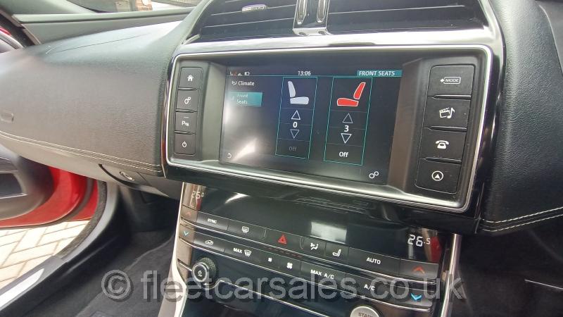 jaguar xe sport r 180 heated seats