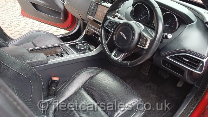jaguar xe sport r 180 leather drivers seat