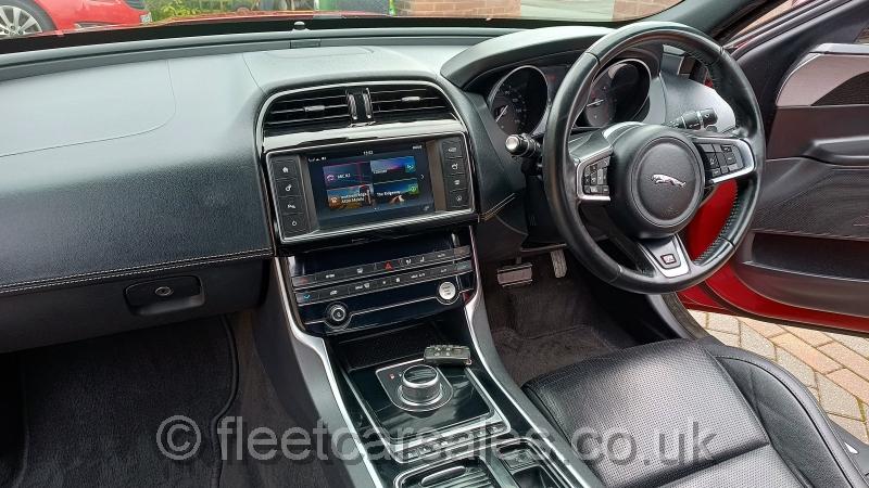 jaguar xe sport r 180 leather interior